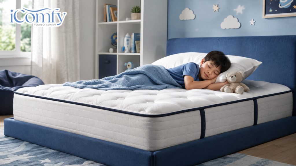 10 mẫu nệm cho bé trai an toàn, mát lưng, hỗ trợ phát triển cột sống