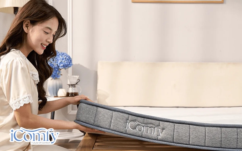 Cách chọn nệm cho người bị trào ngược dạ dày giúp ngủ sâu 5 Độ dày là một yếu tố vô cùng quan trọng, góp phần cải thiện được tình trạng trào ngược dạ dày