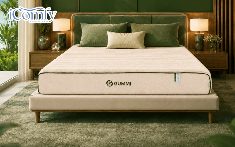 TOP 7 nệm cho người đau dạ dày giúp ngủ ngon, giảm trào ngược 12 Gummi Hybrid Plus
