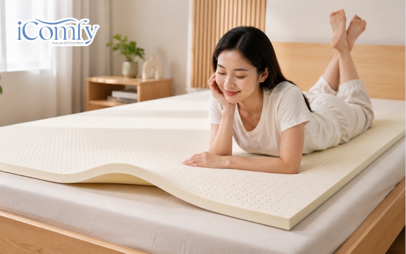 TOP 7 nệm cho người đau dạ dày giúp ngủ ngon, giảm trào ngược 4 Nằm nghiêng bên phải hoặc nằm sấp có thể khiến tình trạng ợ nóng và trào ngược dễ xuất hiện hơn