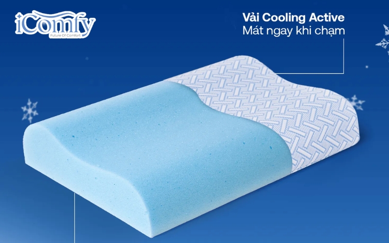 Các dòng gối memory foam có thiết kế lượn sóng giúp nâng đỡ đầu, cổ và vai theo đúng đường cong tự nhiên