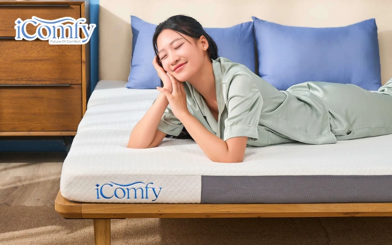 Cách chọn nệm cho người ngủ nghiêng giúp tạm biệt đau mỏi 4 Nệm foam