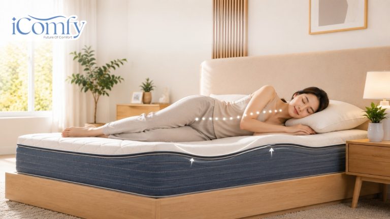 Cách chọn nệm cho người ngủ nghiêng giúp tạm biệt đau mỏi