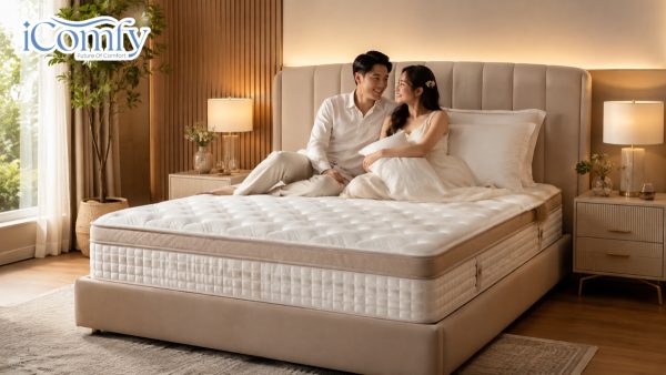 10 mẫu nệm cho vợ chồng mới cưới chất lượng, uy tín
