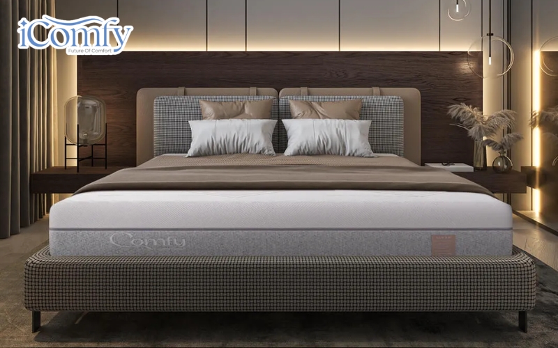 Hướng dẫn chọn độ dày nệm foam chuẩn cho từng đối tượng 4 Nệm foam dày 20cm thuộc phân khúc cao cấp, mang đến trải nghiệm ngủ êm ái
