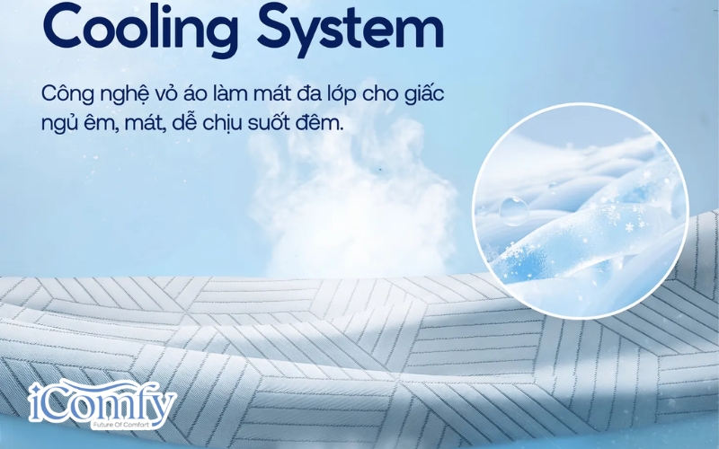 Nên chọn một chiếc nệm có khả năng làm mát, điều hòa thân nhiệt tốt
