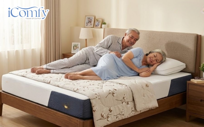 Nệm không nâng đỡ đúng tư thế sẽ làm trầm trọng thêm tình trạng đau mỏi vai gáy, đau lưng 