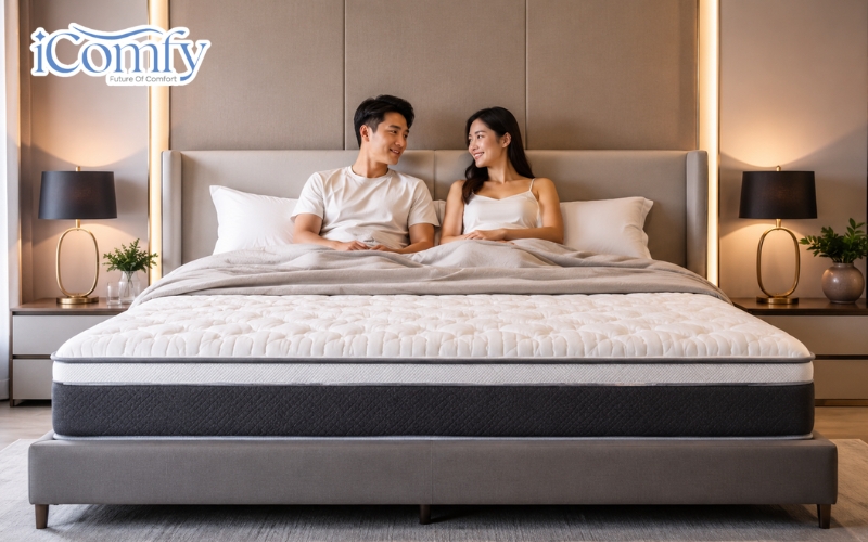 Độ thoáng khí của nệm cho người hay thay đổi tư thế ảnh hưởng đáng kể đến chất lượng giấc ngủ