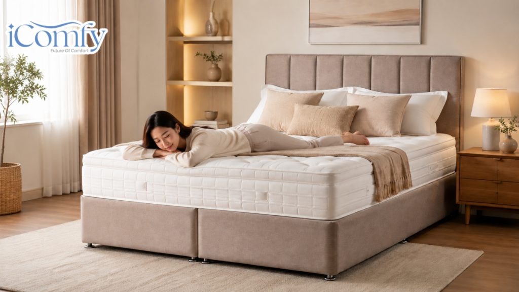 Cách chọn nệm cho người ngủ sấp bảo vệ cột sống, ngủ ngon
