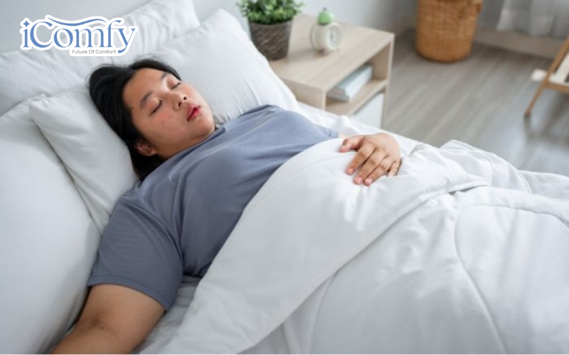 Cân nặng càng lớn, lực tác động lên bề mặt nệm càng cao và nguy cơ lún sâu cũng tăng theo
