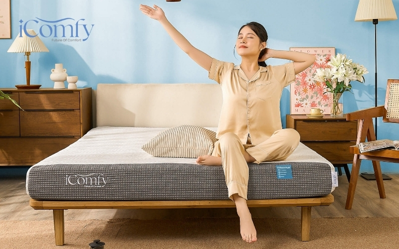 Tham khảo 5 sản phẩm nệm cho phụ nữ mang thai chất lượng 6 Nệm foam iComfy Coolax Plus