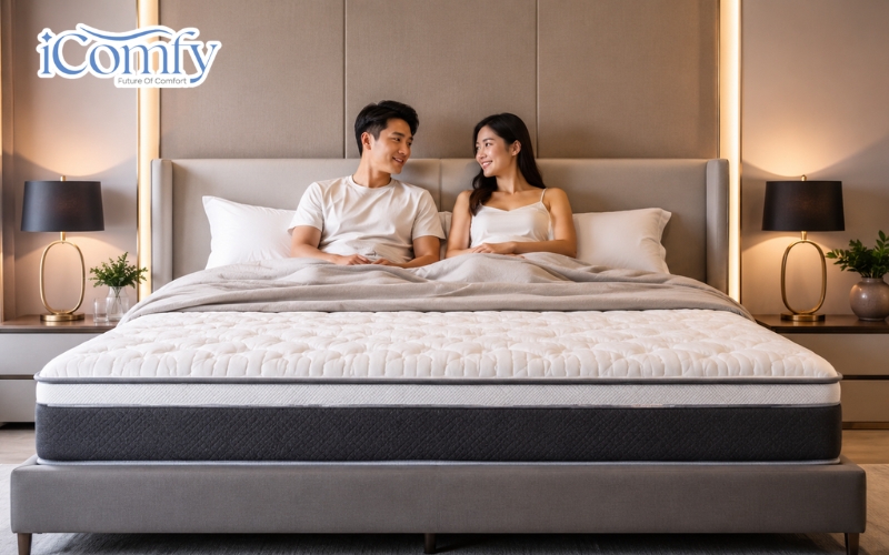 10 mẫu nệm cho vợ chồng mới cưới chất lượng, uy tín 2 Chiếc nệm cưới đóng vai trò rất quan trọng trong phòng tân hôn vì nó ảnh hưởng trực tiếp đến chất lượng giấc ngủ