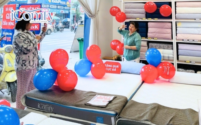 Các sản phẩm của iComfy được phát triển dựa trên công nghệ foam hiện đại