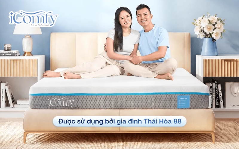 Foam hấp thụ chuyển động hiệu quả, giảm ảnh hưởng khi người nằm cạnh xoay trở