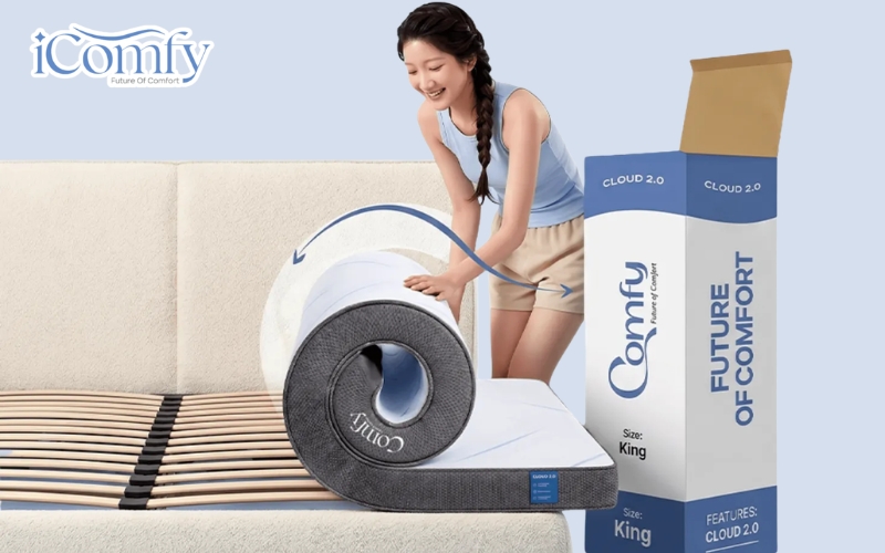 Nệm gel memory foam: Ưu, nhược điểm nổi bật 7 Nếu cần cất nệm, hãy bọc bằng túi bảo vệ và đặt ở nơi khô ráo