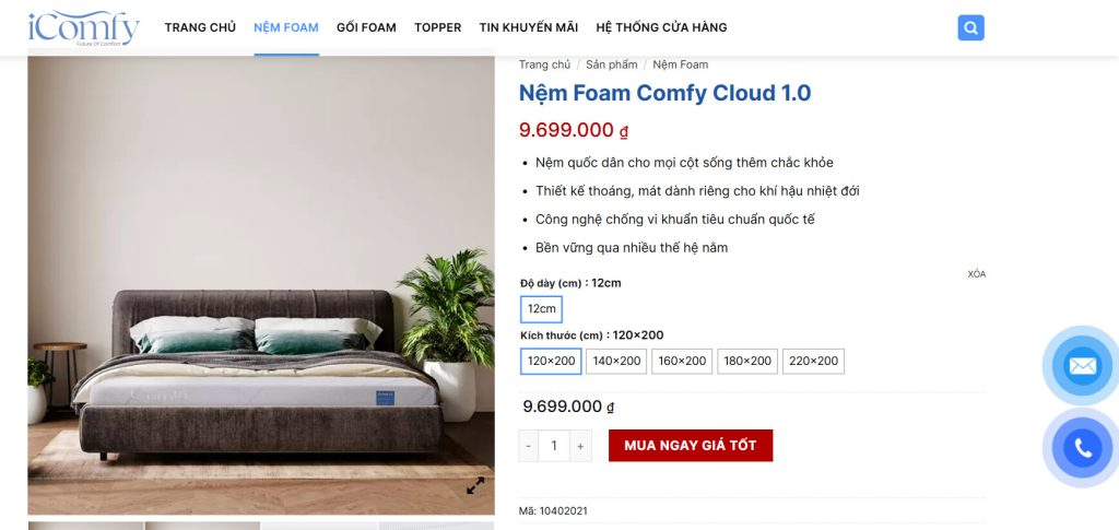 Kiểm tra thông số sản phẩm