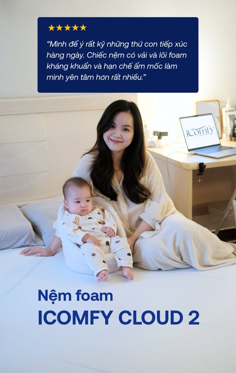 Review của khách hàng về nệm Comfy Cloud 2.0