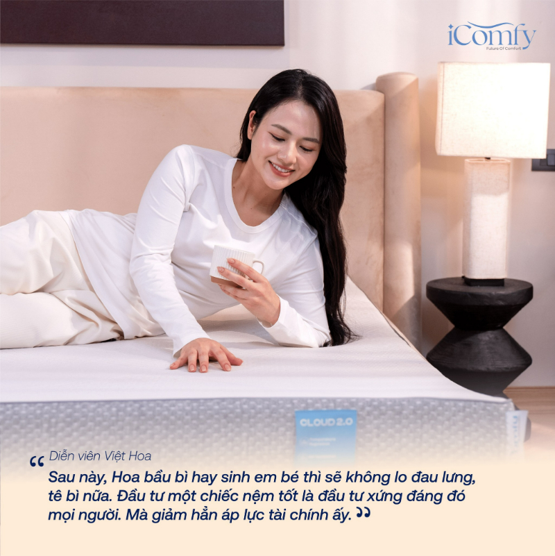 Nệm phù hợp cho bà bầu