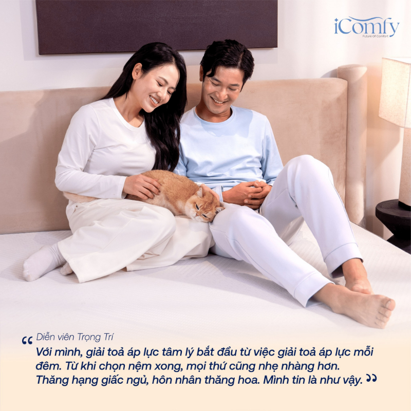 Ngủ ngon hơn với nệm foam Cloud 2.0