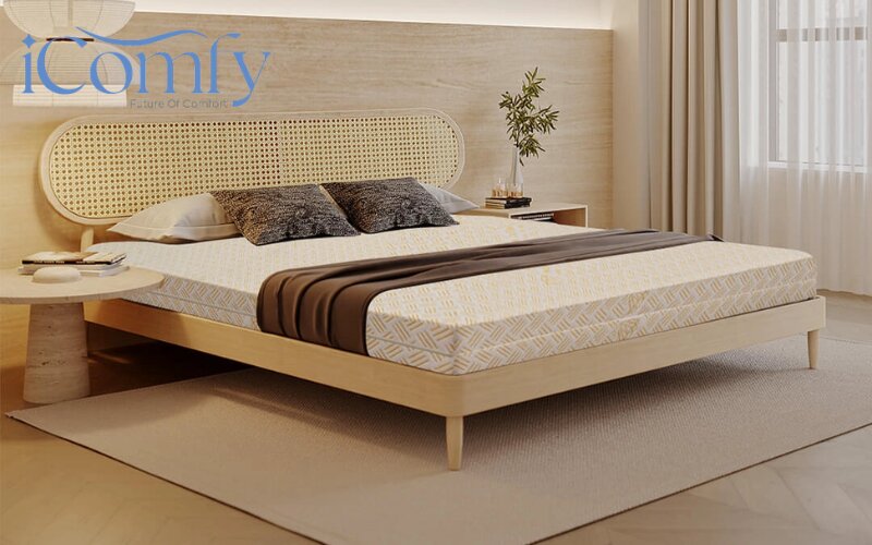 Nệm 1m5 x 1m8 chi phí hợp lý, tính linh hoạt cao, dễ sắp xếp trong nhiều không gian