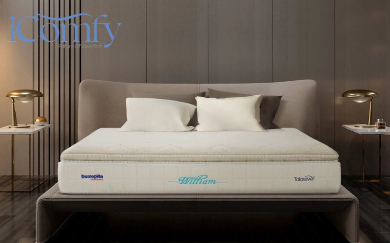 Dunlopillo nổi bật với công nghệ sản xuất đạt chuẩn quốc tế và thiết kế tinh tế