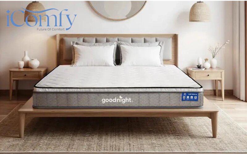 Goodnight SleepWave Hybrid ứng dụng công nghệ Hybrid kết hợp lò xo túi độc lập và foam cao cấp