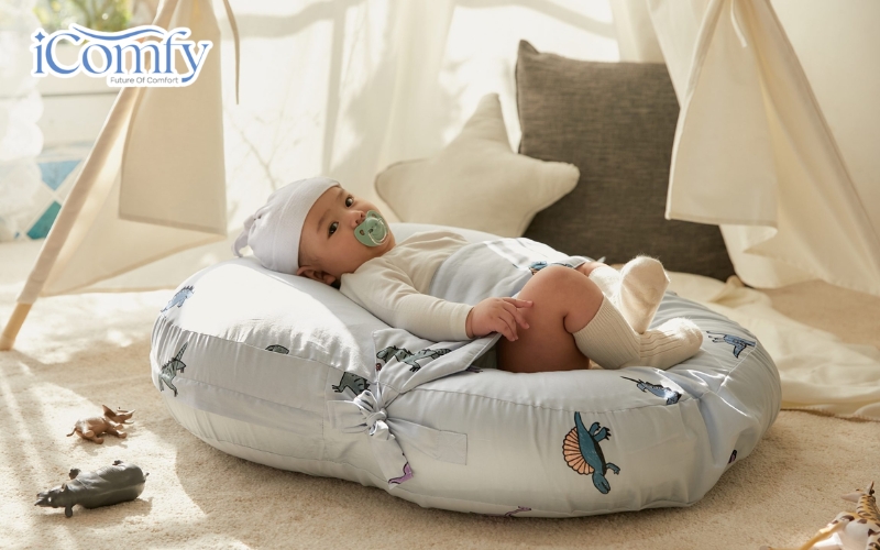Gối chống trào ngược với góc nghiêng tiêu chuẩn giúp duy trì tư thế thực quản cao