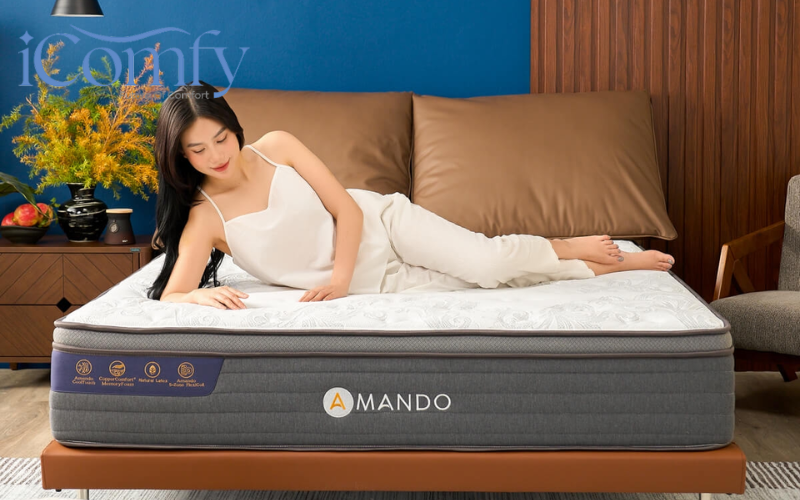 Cập nhật giá nệm lò xo 1m6 x 2m đầy đủ, chi tiết 2 Nệm lò xo giúp nâng đỡ cơ thể hiệu quả, hạn chế đau mỏi vai gáy