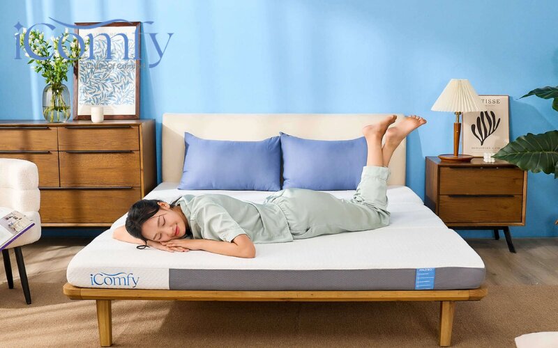 Nệm foam 10 cm với ưu điểm chính là độ đàn hồi linh hoạt, khả năng nâng đỡ đa điểm