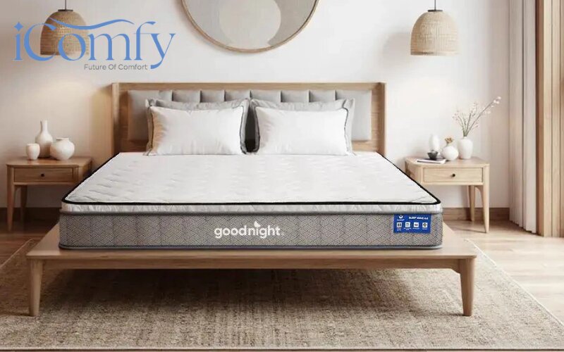 Nệm 10 cm có tỷ lệ nâng đỡ hợp lý, phù hợp với thể trạng người Việt