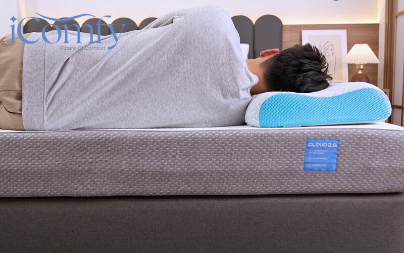 Dunlopillo có hệ thống túi lò xo độc lập giúp giảm rung động hiệu quả