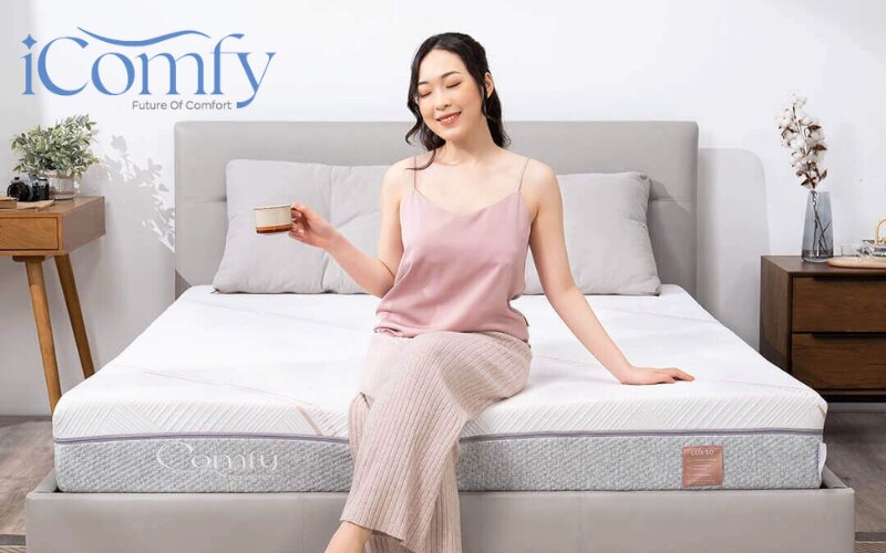 Cập nhật bảng giá nệm 20cm mới nhất, đủ các loại 7 Comfy Lux 1.0 ghi điểm nhờ thiết kế 5 vùng nâng đỡ chuyên biệt