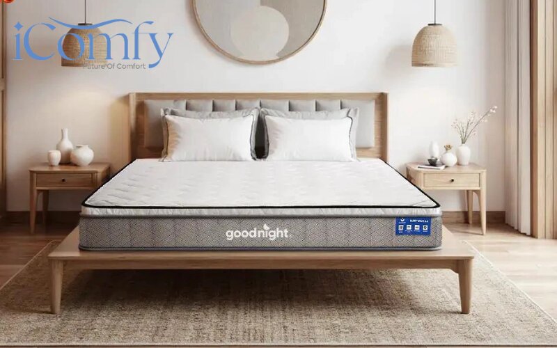 Bảng giá nệm 2mx2m2 chính hãng, mới nhất 2026 5 Nệm lò xo thiết kế cao, độ thoáng khí tốt nhờ khoảng trống giữa các cuộn lò xo