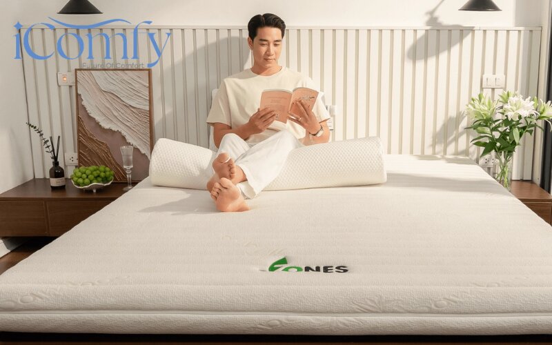 Nệm cao su phù hợp với người lớn tuổi và người đau lưng