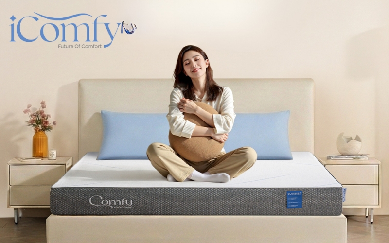 Nệm foam với nhiều thương hiệu uy tín có độ bền cao, nâng đỡ cột sống