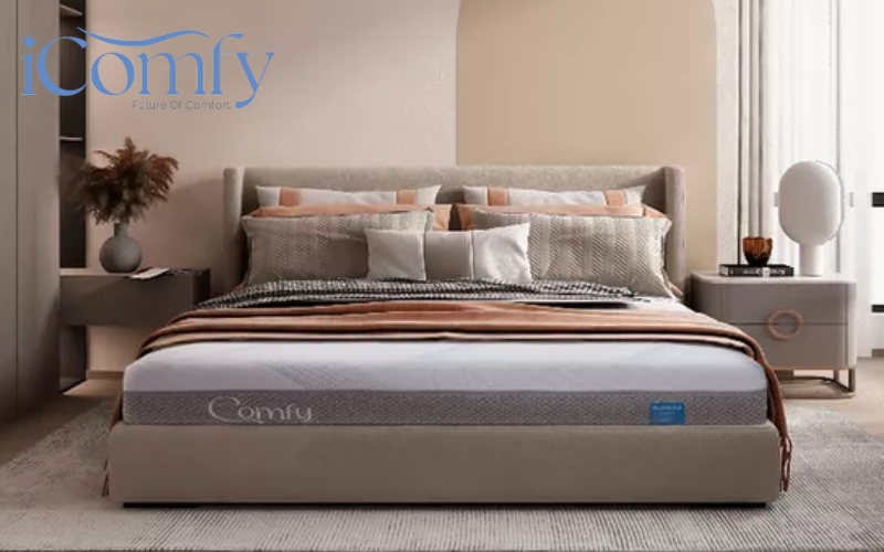Nệm Foam Comfy Cloud 2.0 nâng cấp rõ rệt về khả năng nâng đỡ với thiết kế hỗ trợ 5 vùng cơ thể