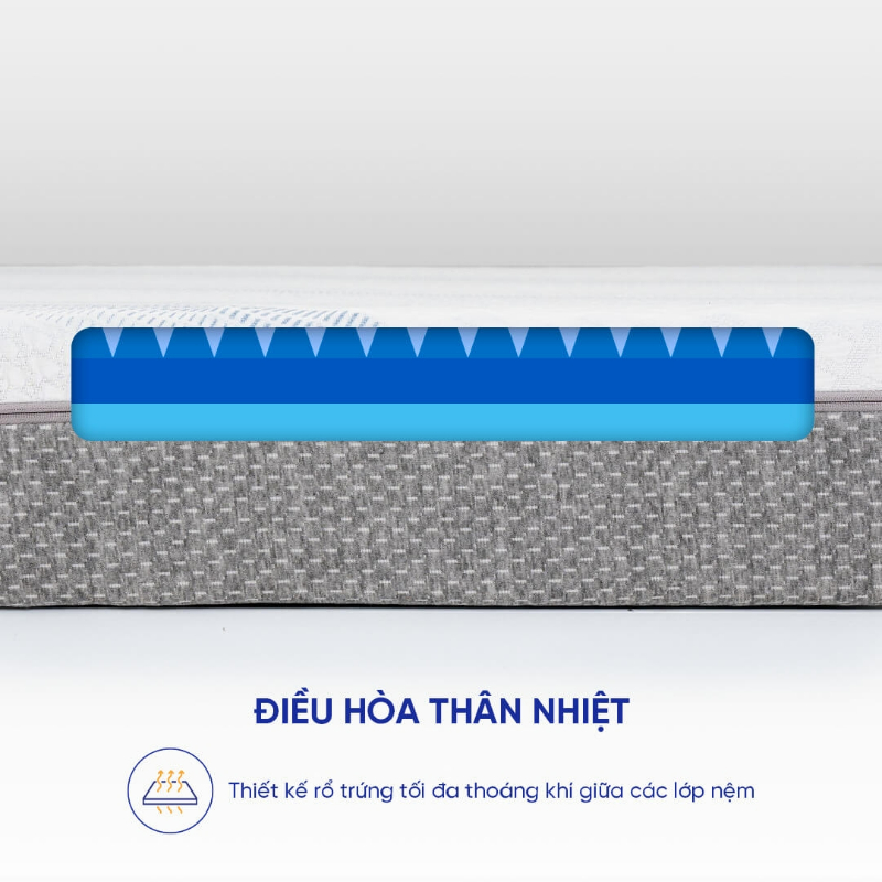 Điều hòa thân nhiệt tốt, mát mẻ vào mùa nóng