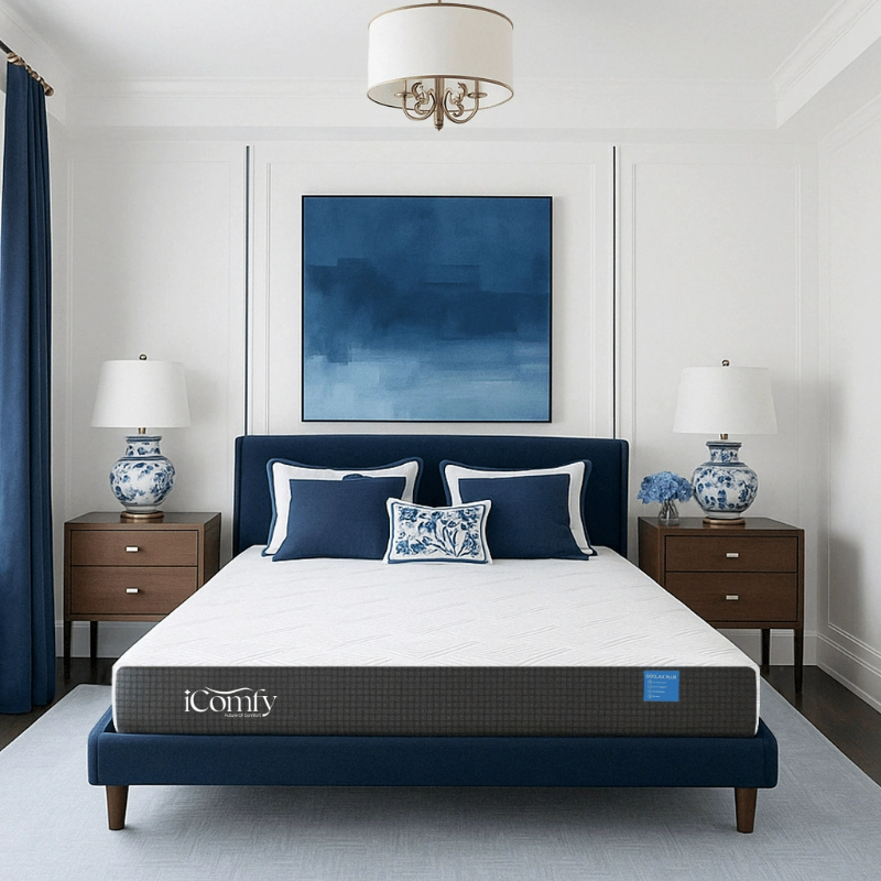 Nệm foam iComfy Coolax Plus nâng đỡ 3 vùng 1 Nệm foam iComfy Coolax Plus