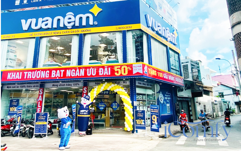 Cập nhật giá nệm lò xo 1m6 x 2m đầy đủ, chi tiết 10 Vua Nệm là thương hiệu uy tín hàng đầu cung cấp các sản phẩm nệm lò xo 1m6 x 2m