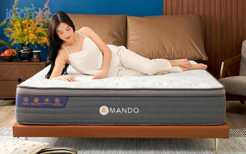 Bí quyết lựa chọn các loại nệm tốt cho sức khoẻ chuẩn y khoa 9 Nệm lò xo Amando Innovation