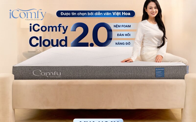 Nệm foam iComfy Cloud 2.0