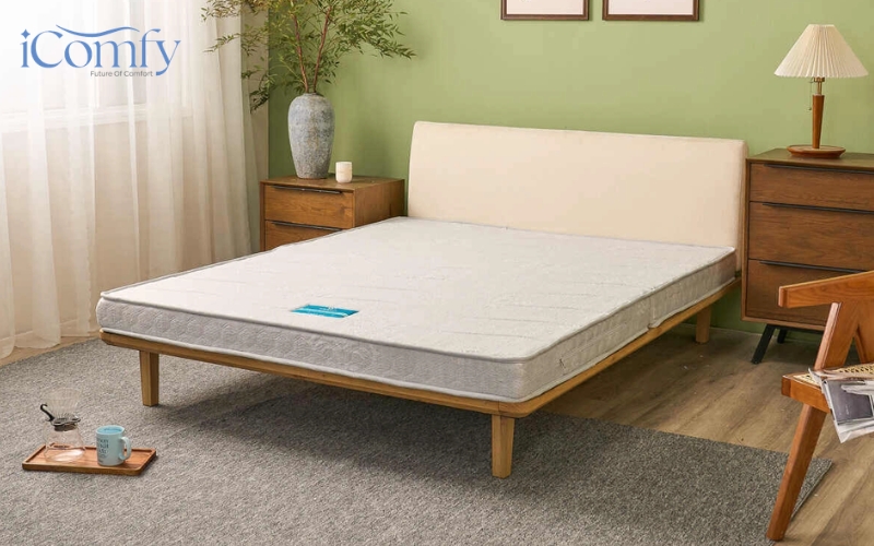 TOP 10 đệm mùa hè cho người già mát lưng, khoẻ xương khớp 4 Nệm bông ép