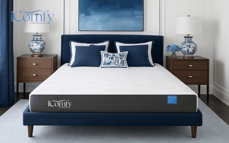 Nệm foam iComfy Coolax Plus chất liệu an toàn