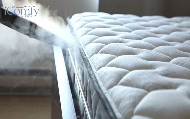 Quy trình vệ sinh nệm tiêu chuẩn thường bao gồm nhiều bước