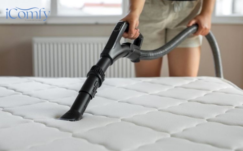 Giặt nệm khô không chỉ là lựa chọn tiện lợi mà còn là phương pháp vệ sinh bắt buộc để bảo vệ chất lượng nệm