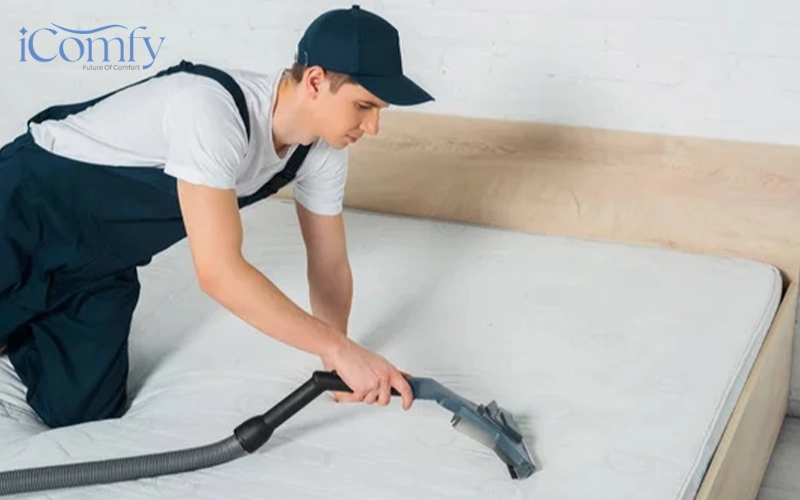 Phương pháp giặt nệm khô bằng baking soda rất hiệu quả để khử mùi và làm sạch bụi bẩn