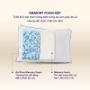 Gối foam iComfy Fit êm mát, thoáng khí 10 Chất liệu memory foam kép, nâng đỡ cổ tốt