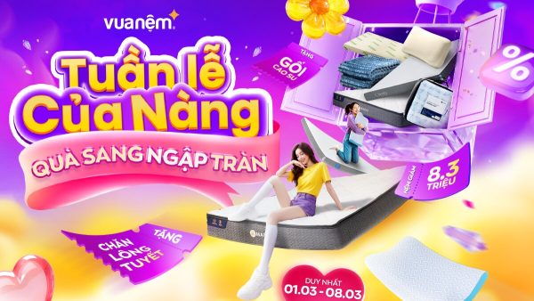 Sale 8/3: Tuần Lễ Của Nàng – Quà Sang Ngập Tràn