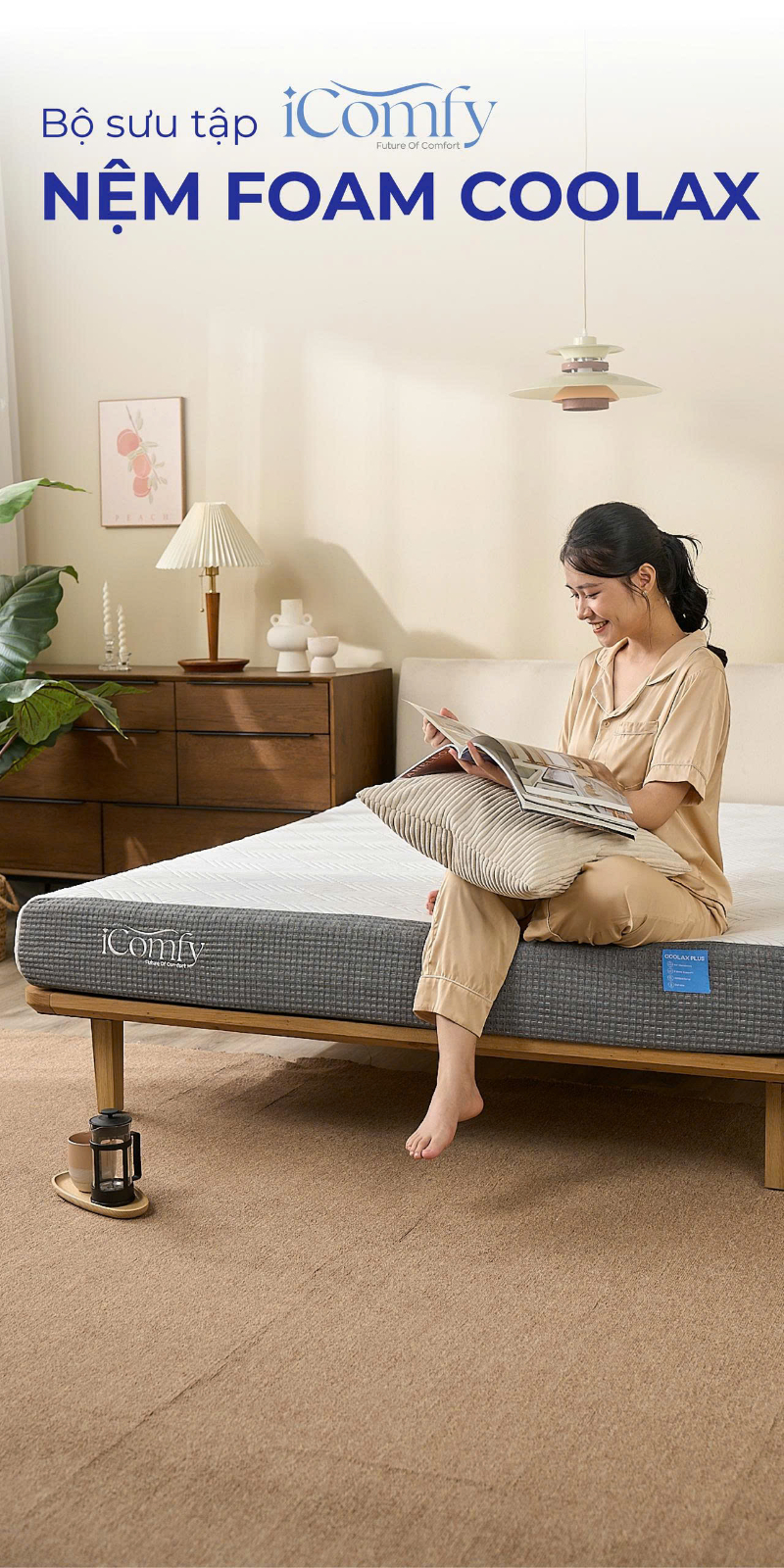 TOP 7 mẫu nệm 1m5x2m (150x200) đáng mua, kèm bảng giá 2026 3 Nệm foam