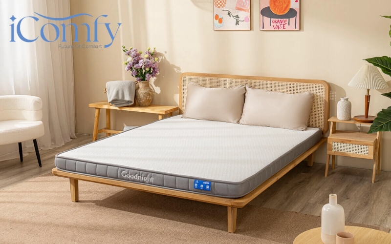 TOP 8 mẫu nệm cho người đau vai gáy ngủ ngon, sâu hơn 4 Nệm cao su thiên nhiên nổi bật nhờ độ đàn hồi cao và khả năng nâng đỡ ổn định